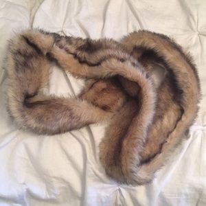 Faux fur scarf